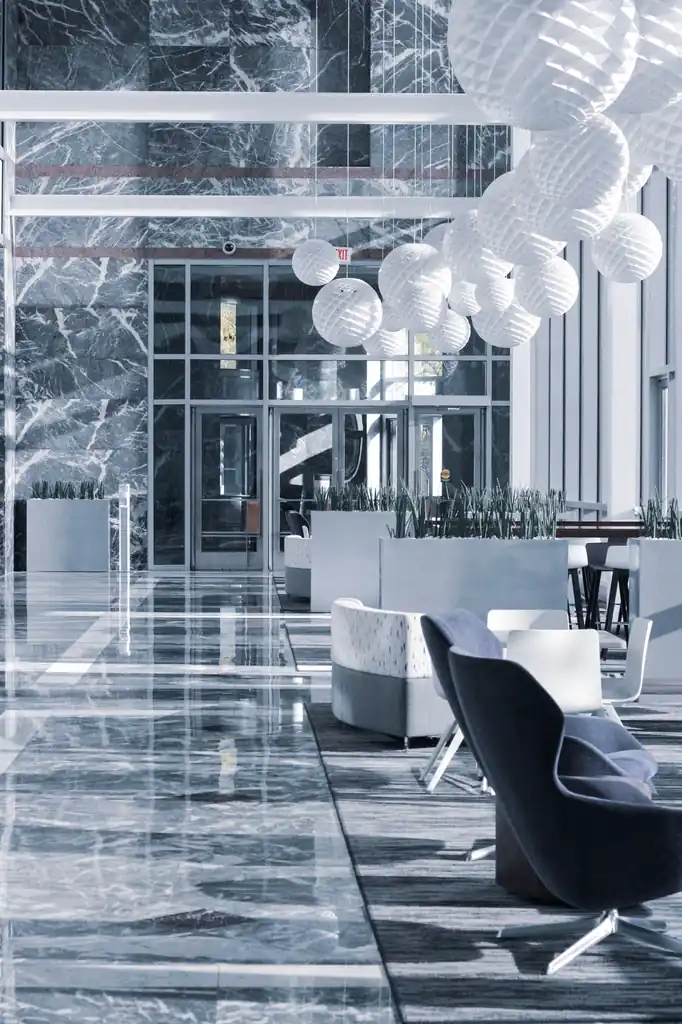 Luxus szállodai lobby részlet